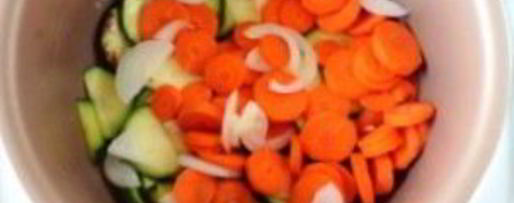 Шаг 2: плова с курицей и кабачками