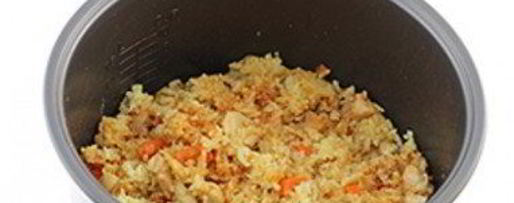 Шаг 6: плова с курицей в мультиварке