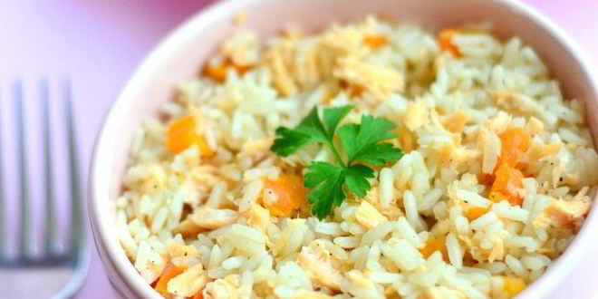 Рецепт плова с лососем