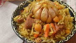Рецепт Плова со свининой и нутом