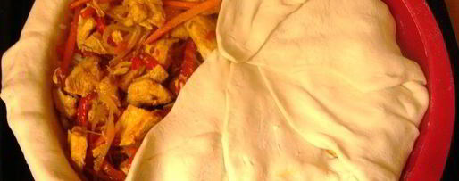 Шаг 3: плова в слоеном тесте