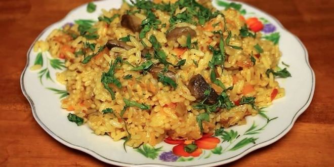 Рецепт постного плова в мультиварке
