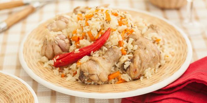 Рецепт простого плова из курицы