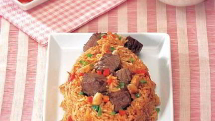 Рецепт Пряного арабского плова с ягненком