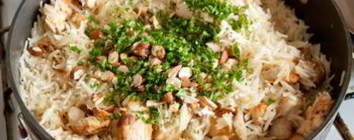 Шаг 7: рисового пилава с курицей и миндалем