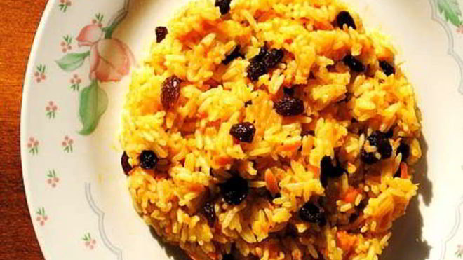 Рецепт Сладкого плова с изюмом