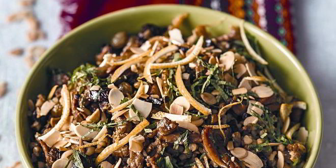 Рецепт тунисского пилава из булгура с курицей и сухофруктами