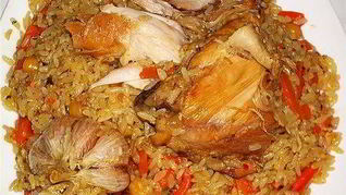 Рецепт Узбекского плова с курицей