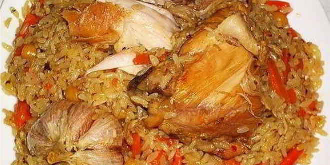 Рецепт узбекского плова с курицей