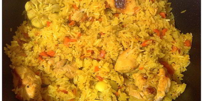 Рецепт узбекского плова с курицей