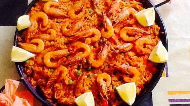 Рецепт Валенсийской паэльи с морепродуктами