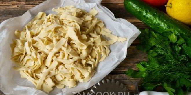 Рецепт постной лапши