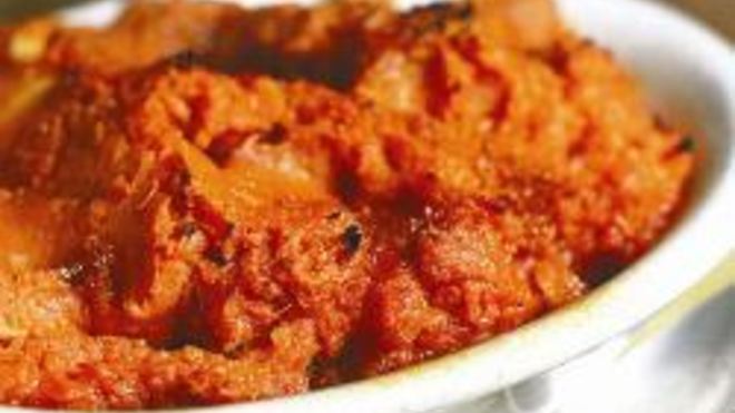 Рецепт Пюре из сладкого картофеля с апельсиновой глазурью