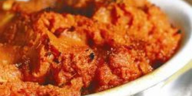 Рецепт пюре из сладкого картофеля с апельсиновой глазурью