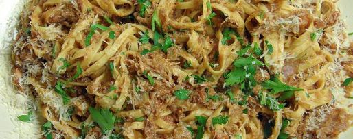 Шаг 16: домашней пасты с рагу из кролика