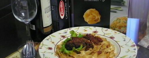 Шаг 5: феттучине с рагу по-неаполитански