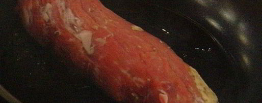 Шаг 3: филе теленка фаршированное маслом грецкого ореха с рагу из кольраби