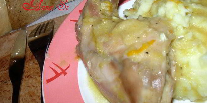 Рецепт фрикасе из кролика с тимьяном