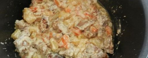 Шаг 7: фрикасе из кролика