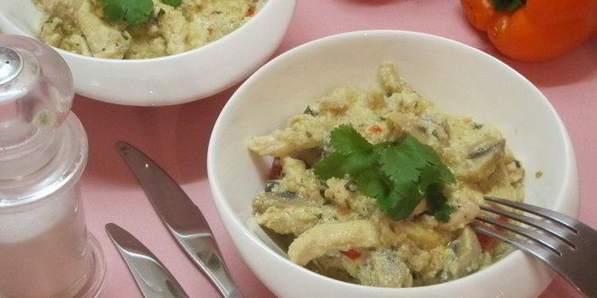Рецепт фрикасе из курицы с грибами