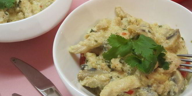 Рецепт фрикасе из курицы с грибами