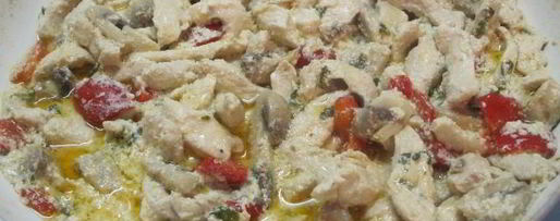 Шаг 6: фрикасе из курицы с грибами