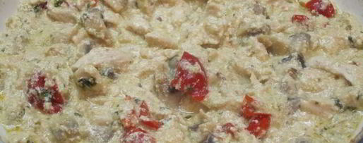 Шаг 8: фрикасе из курицы с грибами