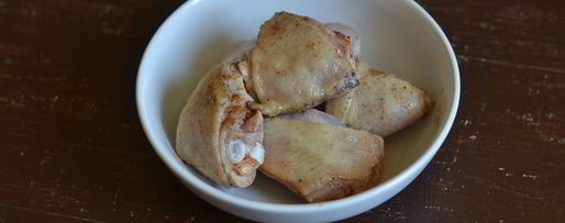 Шаг 2: фрикасе из курицы