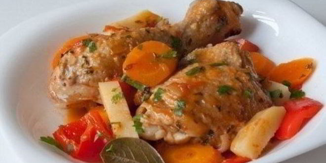 Рецепт фрикасе по-креольски из курицы в томатном соусе