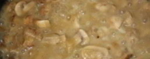 Шаг 6: фрикасе с грибами