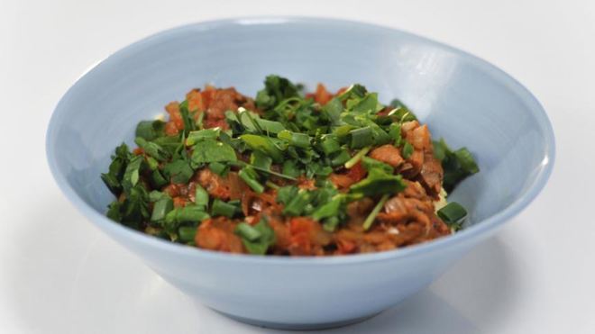 Рецепт Грибного рагу с полентой