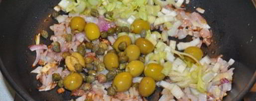 Шаг 2: капонаты, овощи по-сицилийски