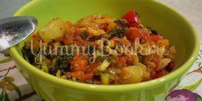 Рецепт летнего рагу из вкусных овощей