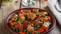 Рецепт Мясного рагу с зеленым горошком