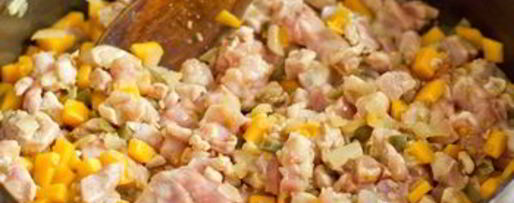 Шаг 6: острого рагу из курицы с тыквой