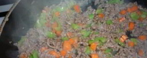 Шаг 4: овощного рагу с фаршем