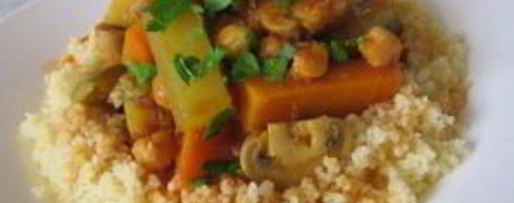 Шаг 5: овощного рагу с грибами и кускусом