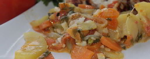 Шаг 10: овощного рагу с кинзой