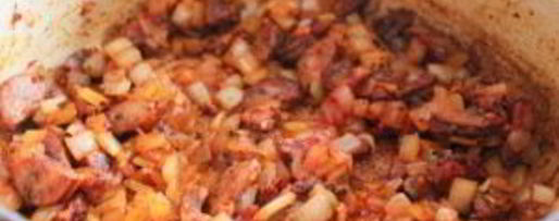 Шаг 2: овощного рагу с колбасой