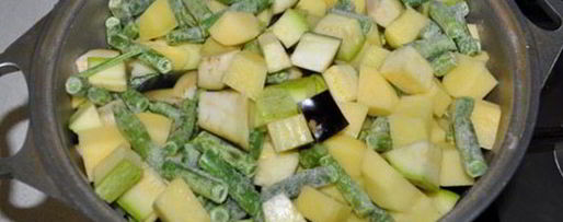 Шаг 1: овощного рагу с копчеными ребрышками