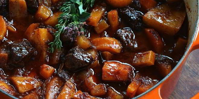 Рецепт овощного рагу с мясом