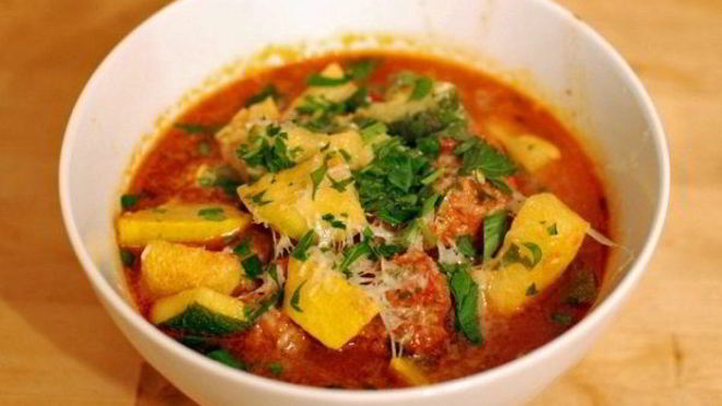 Рецепт Овощного рагу с патиссонами