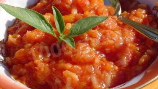 Рецепт Овощного рагу с рисом и помидорами