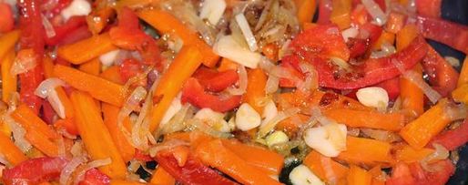 Шаг 8: овощного рагу с рисом