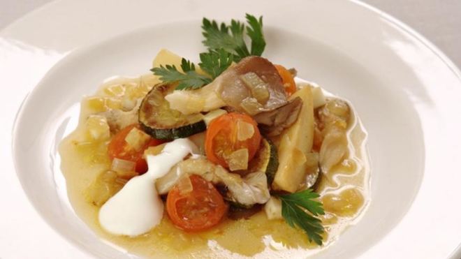 Рецепт Овощного рагу с вешенками