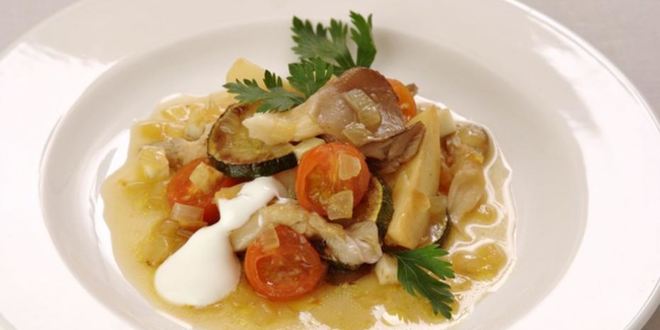 Рецепт овощного рагу с вешенками