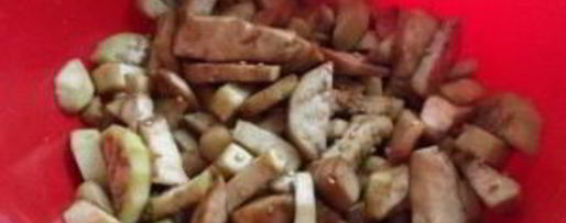 Шаг 1: рагу из баклажанов в мультиварке