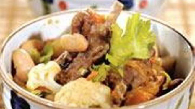 Рецепт Рагу из бараньих ребрышек с овощами