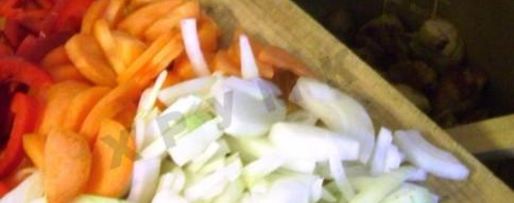 Шаг 2: рагу из белой фасоли со свининой и грибами в мультиварке