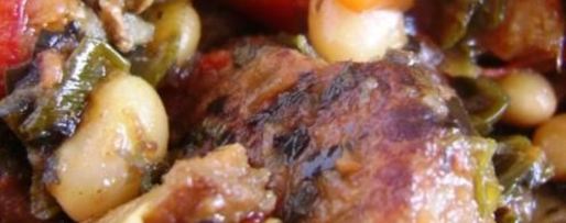 Шаг 4: рагу из белой фасоли со свининой и грибами в мультиварке